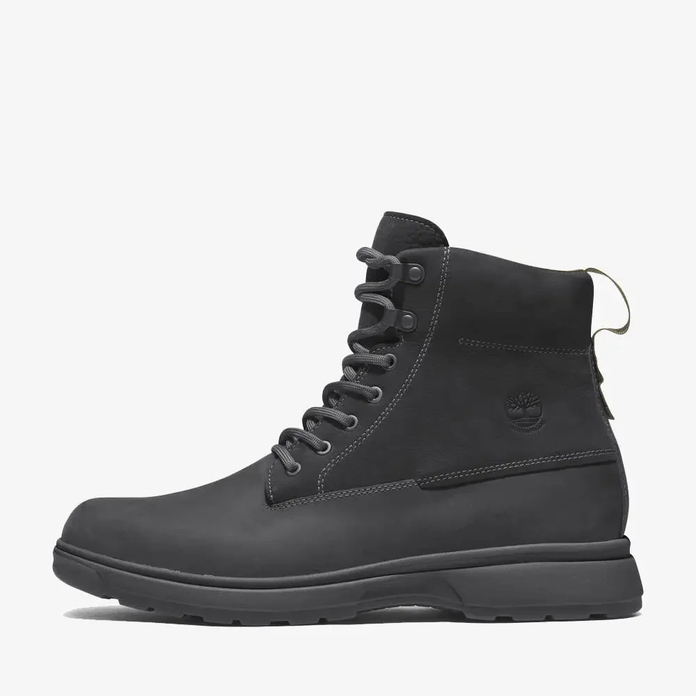TIMBERLAND MEN'S 13 ATWELLS AVE ANKLE BOOT JET BLACK NUBUCK NIB